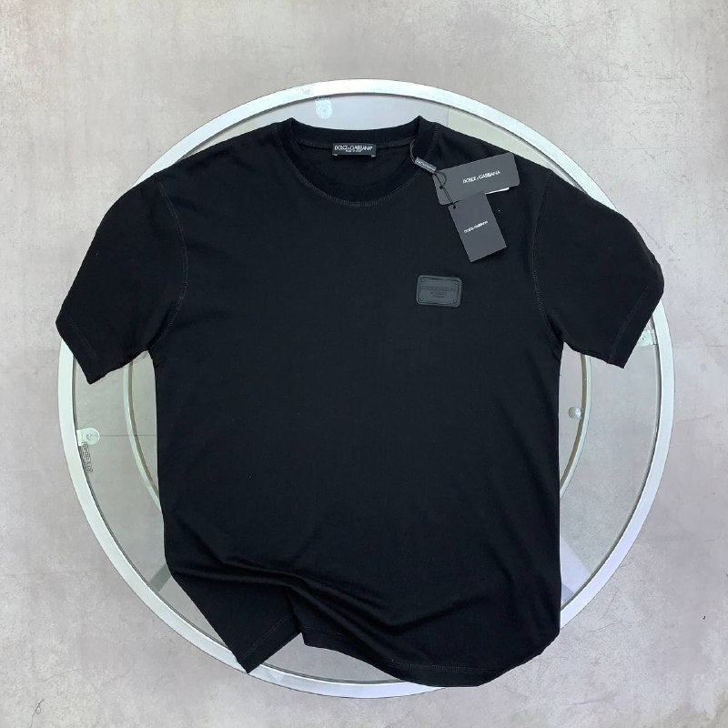 Dolce & Gabbana Logo Plaque Short-Sleeved T-shirt UK Reps AAA Quality