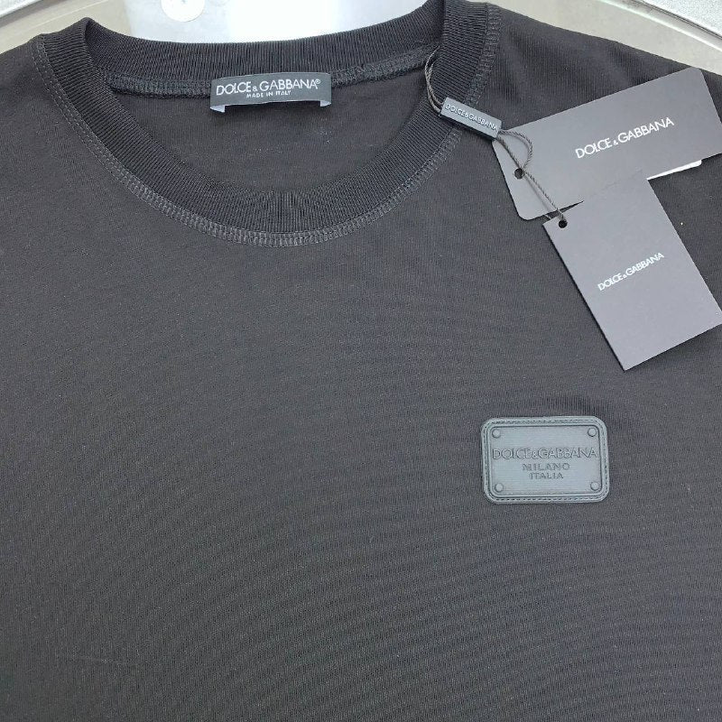 Dolce & Gabbana Logo Plaque Short-Sleeved T-shirt UK Reps AAA Quality