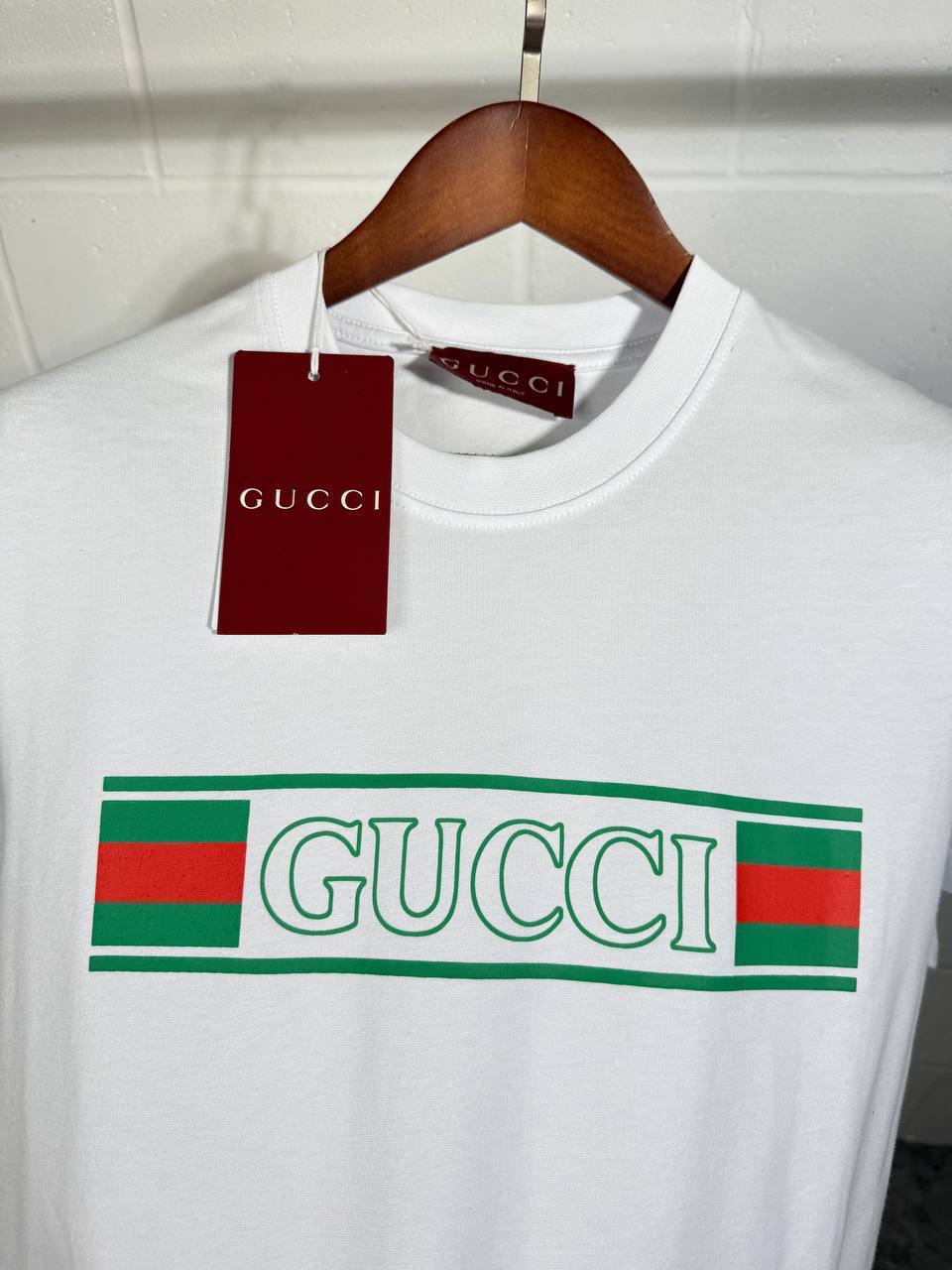 Gucci Printed Cotton Jersey T-Shirt UK Reps AAA Quality