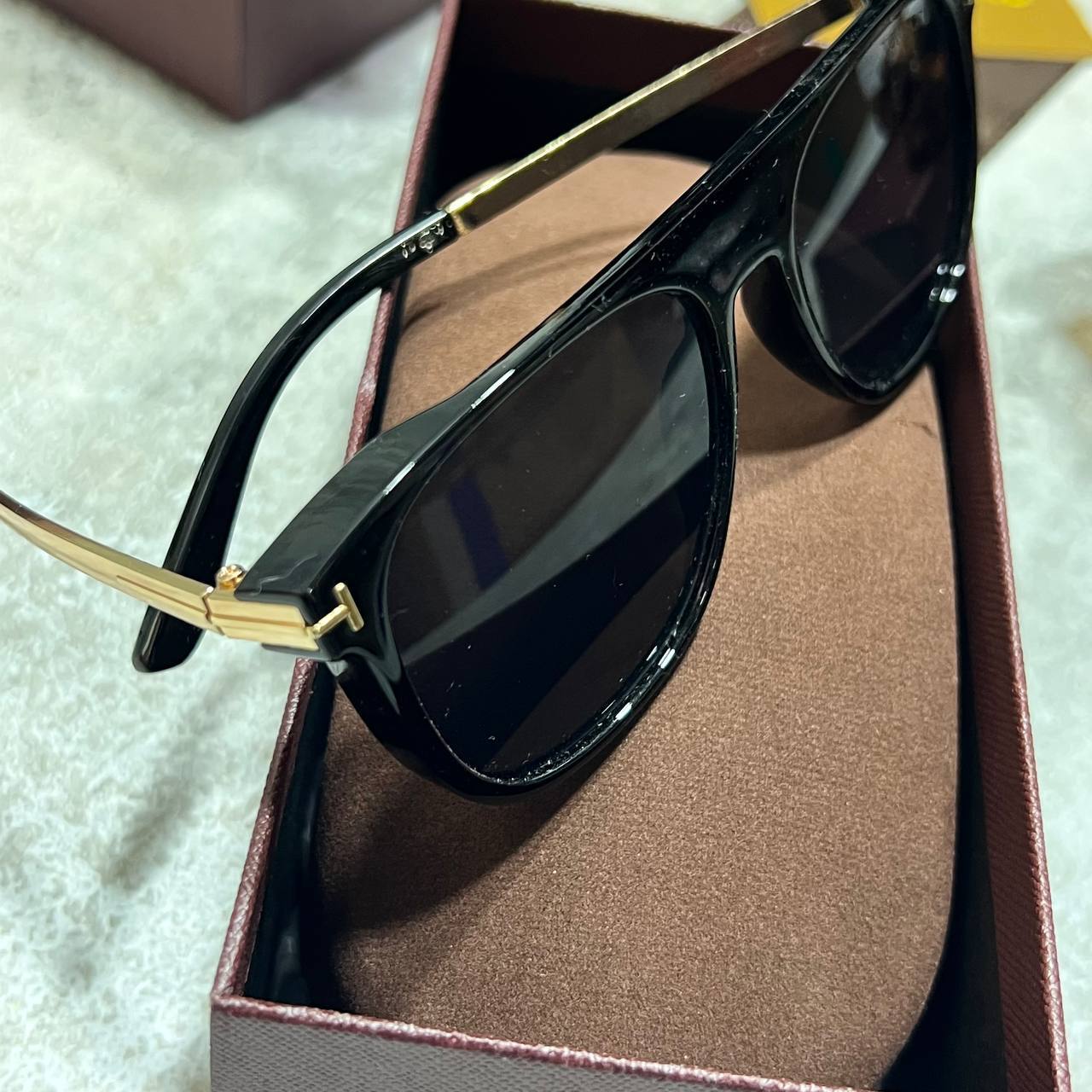 Tom Ford Lionel-02 Rectangular Sunglasses UK Reps AAA Quality