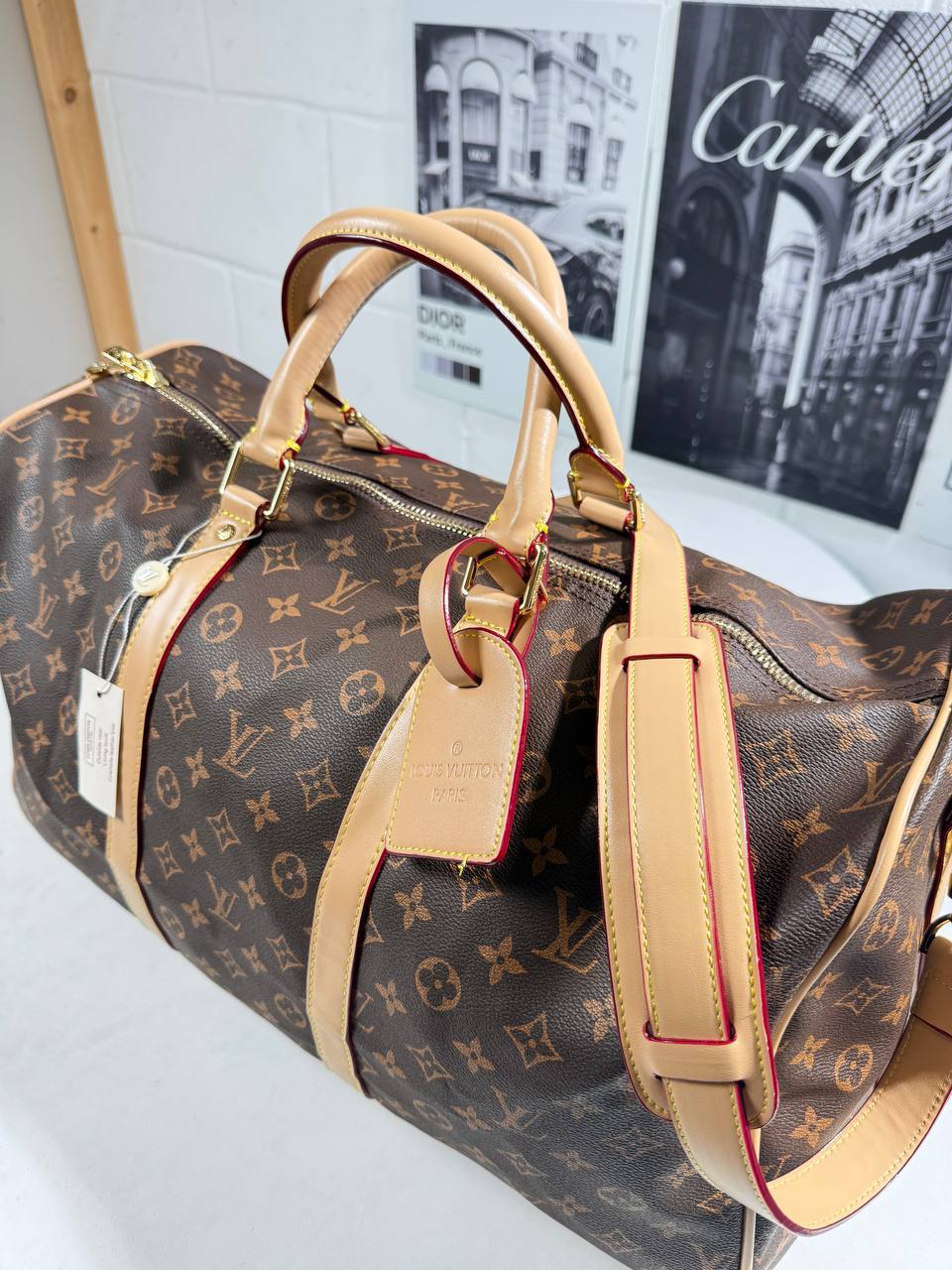 Louis Vuitton Monogram Keepall Bandoulière UK Reps AAA Quality