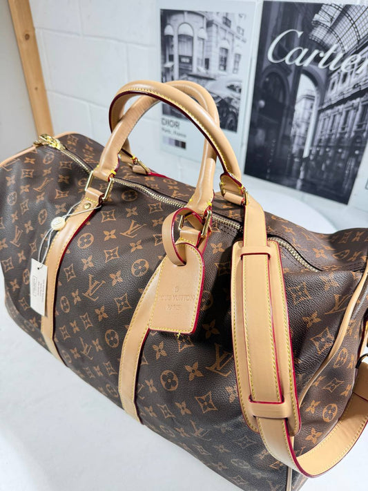 Louis Vuitton Monogram Keepall Bandoulière UK Reps AAA Quality