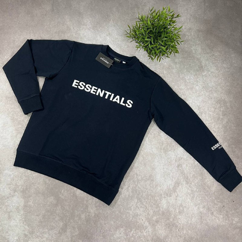 Fear of God Essentials Logo Crewneck Sweatshirts UK Reps AAA Quality