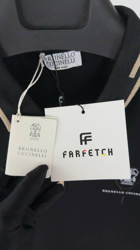 Antony Morato Regular Fit Zip-Up Polo Shirt with Crest Embroidery UK Reps AAA Quality