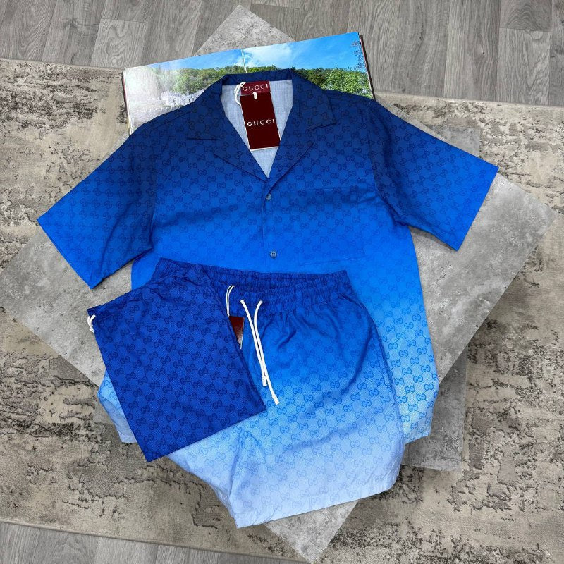 Gucci GG Monogram Bowling Shirt UK Reps AAA Quality