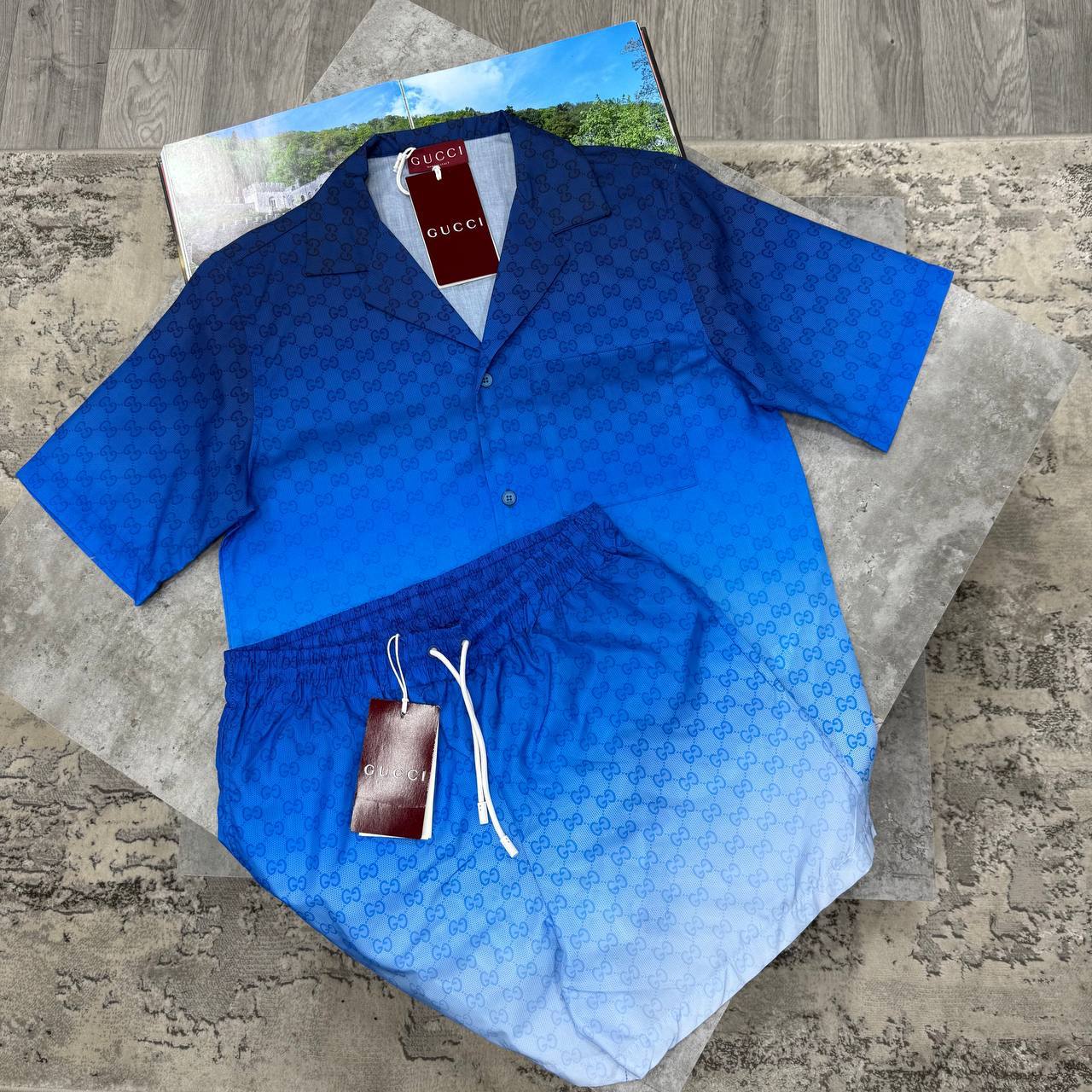 Gucci GG Monogram Bowling Shirt UK Reps AAA Quality