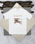 Burberry EKD Sketch Cotton T-Shirt in Black UK Reps AAA Quality