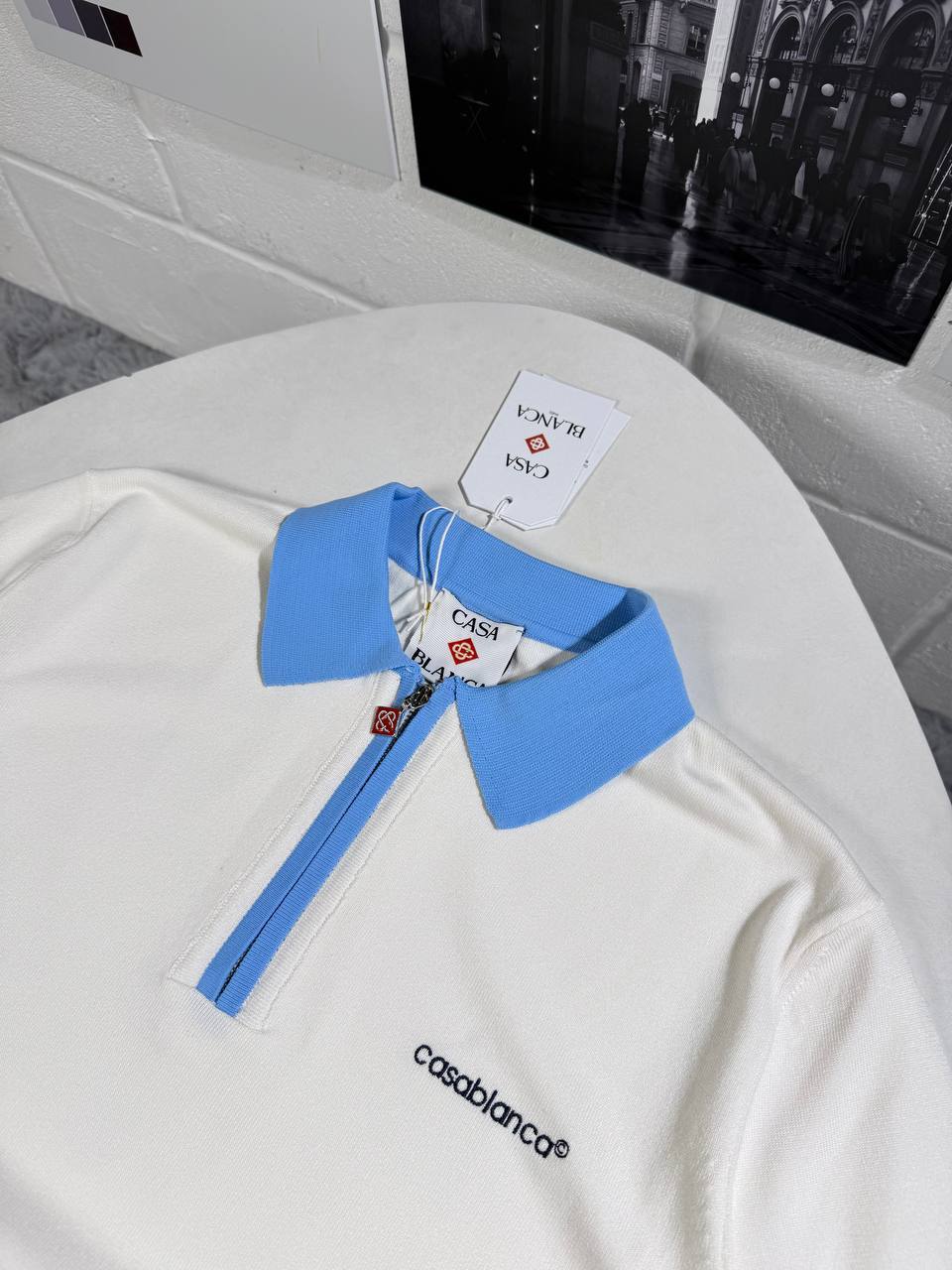 Casablanca Merino Knit Tennis Polo Shirt UK Reps AAA Quality