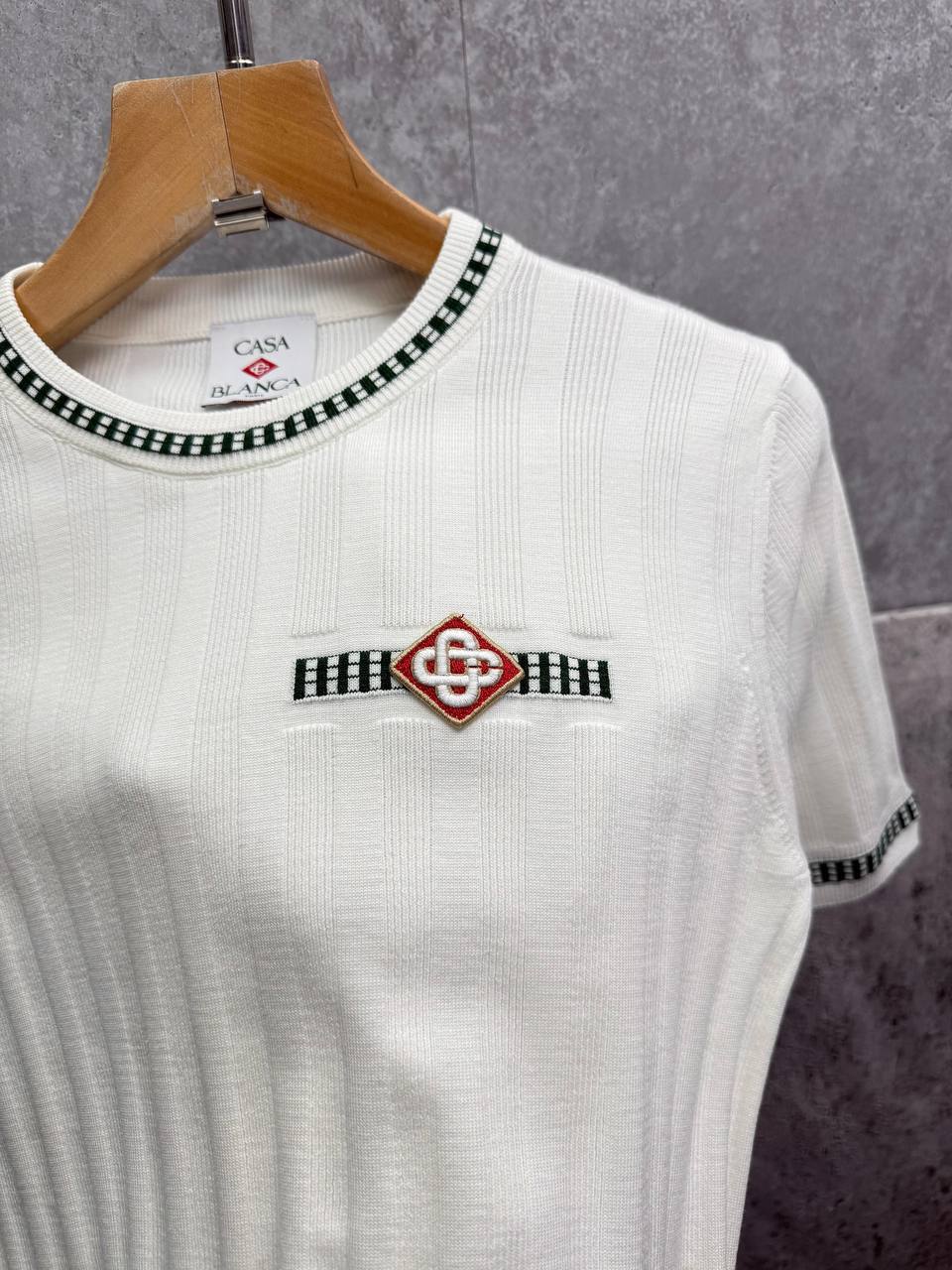 Casablanca Diamond Logo Knit T-shirt UK Reps AAA Quality