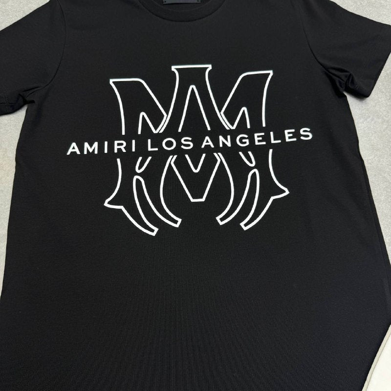 Amiri Los Angeles logo-print cotton t-shirts UK Reps AAA Quality