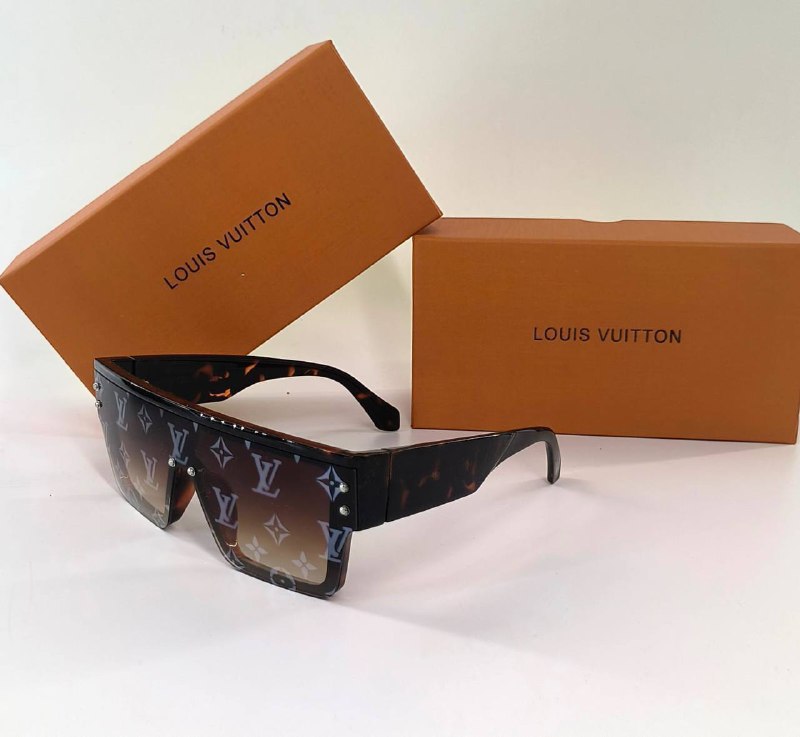 Louis Vuitton Men's Waimea L Monogram Pattern Shield Sunglasses AAA Quality Reps UK