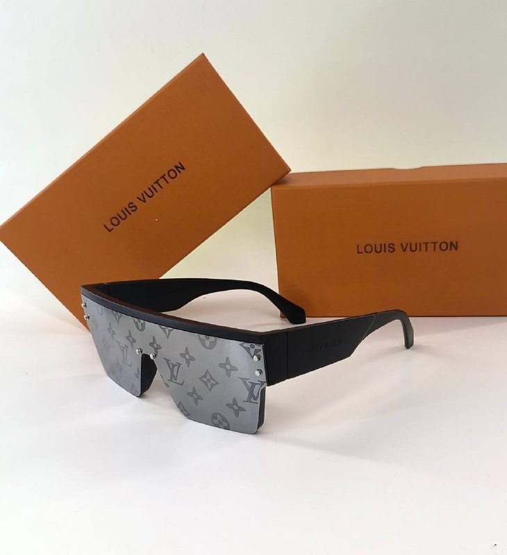 Louis Vuitton Men's Waimea L Monogram Pattern Shield Sunglasses AAA Quality Reps UK
