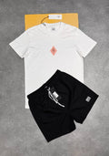 C.P. Company Men's Diamond Logo Tee & Shorts Set AAA Quality Reps UK