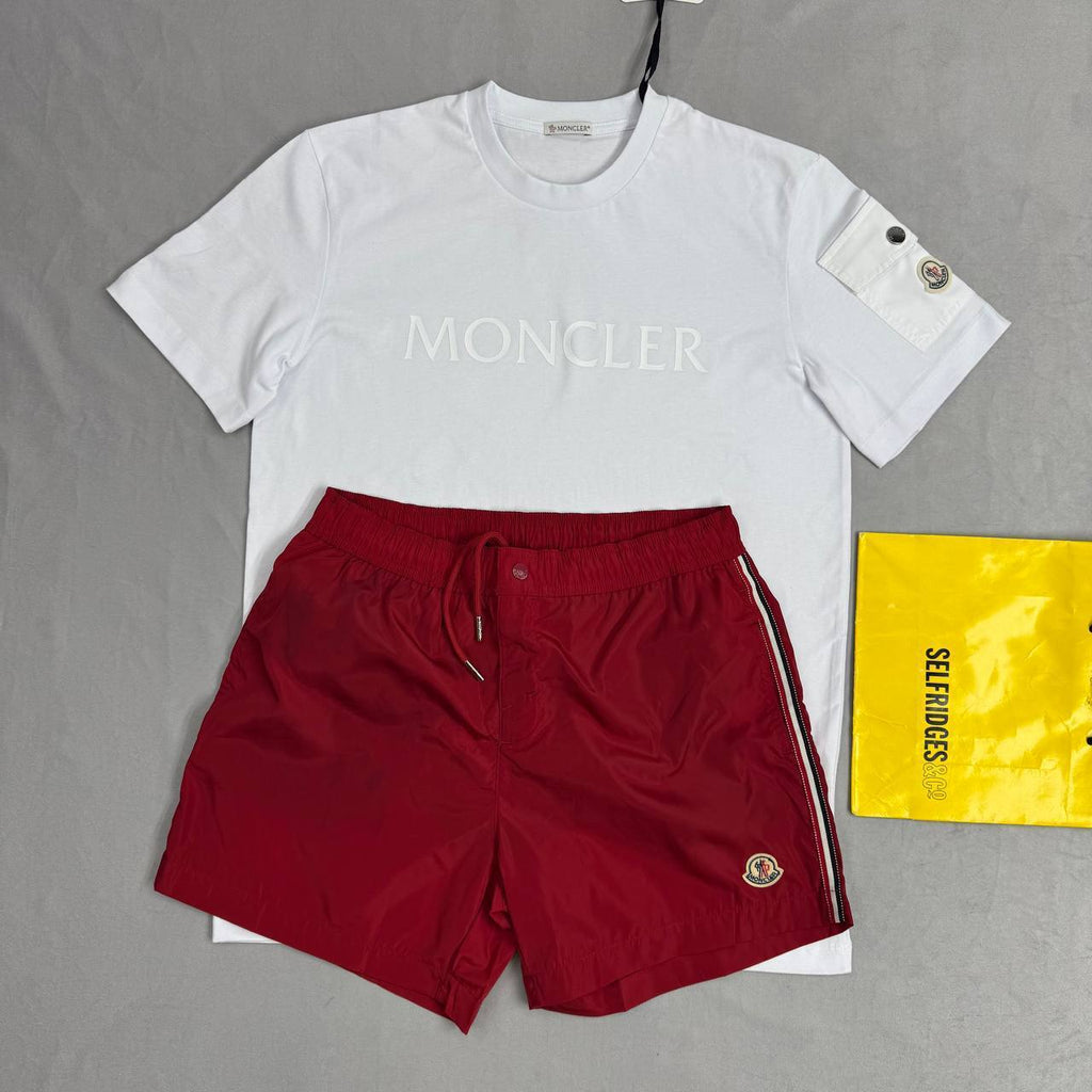 Moncler Men's Luxury Summer Essentials T-Shirt & Shorts Set AAA Quality Reps UK