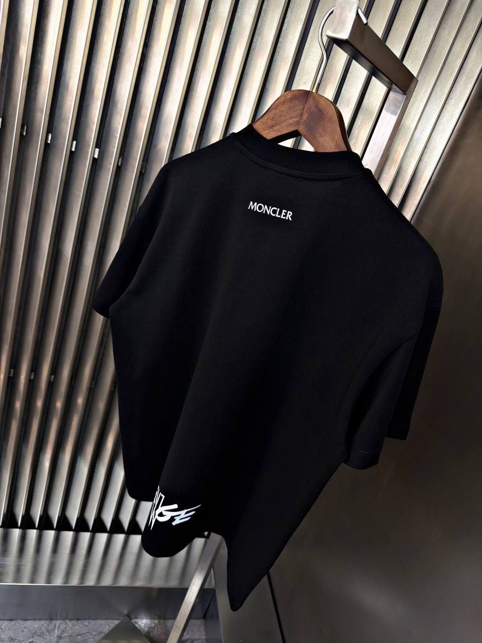 Moncler x A$AP Rocky "AWGE" Logo Graphic Cotton T-Shirt UK Reps AAA Quality