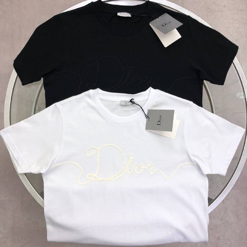 Dior Ribbon Logo T-Shirts UK Reps AAA Quality