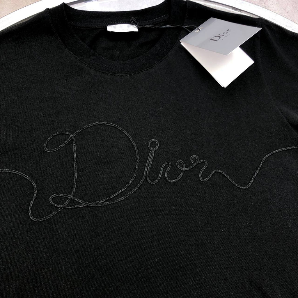 Dior Ribbon Logo T-Shirts UK Reps AAA Quality