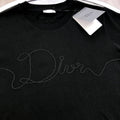 Dior Ribbon Logo T-Shirts UK Reps AAA Quality
