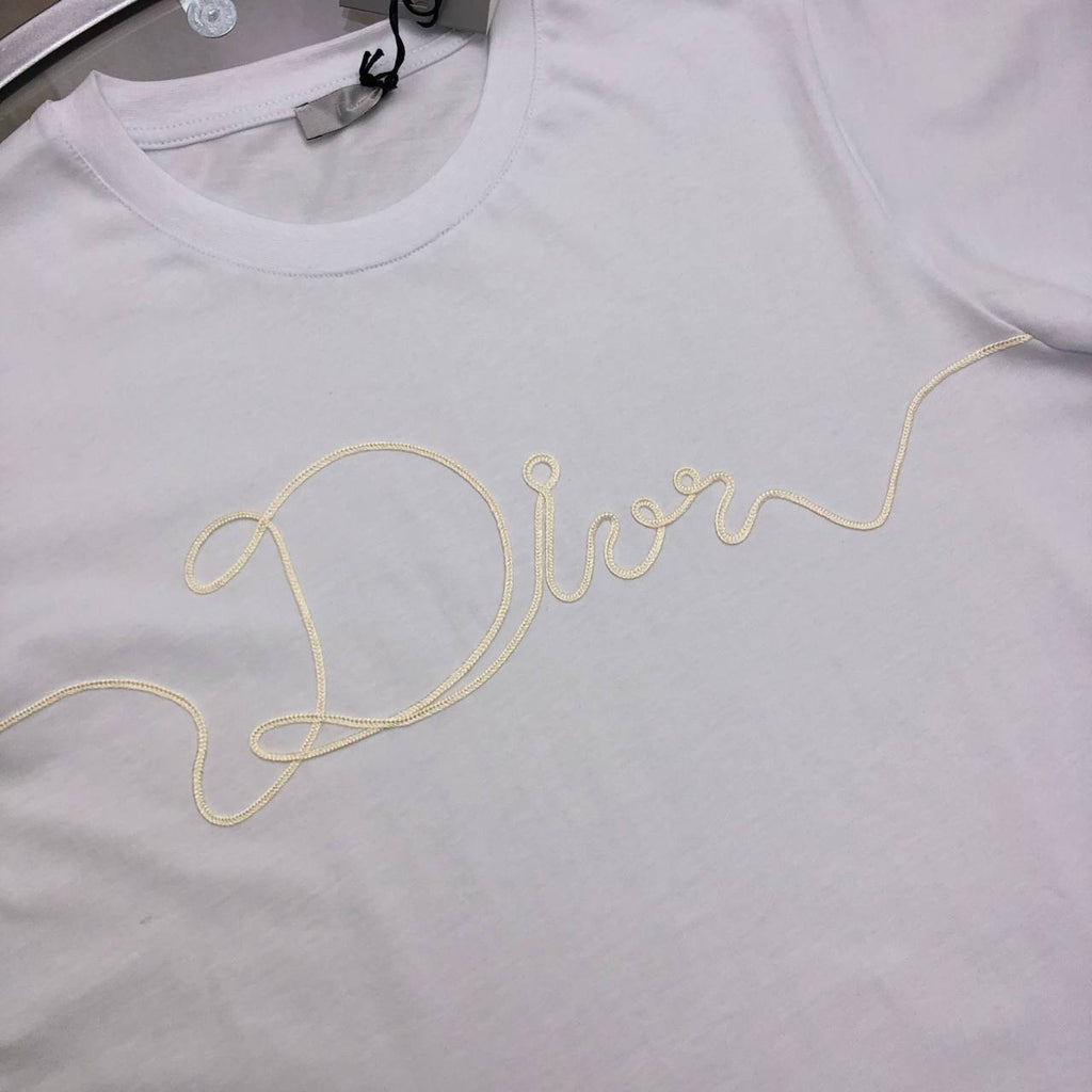 Dior Ribbon Logo T-Shirts UK Reps AAA Quality