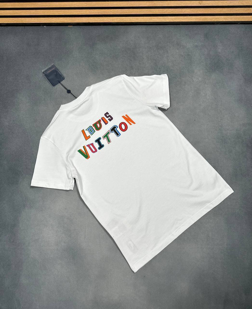 Louis Vuitton x NBA Logo Cotton T-Shirt in 2 Colors UK Reps AAA Quality