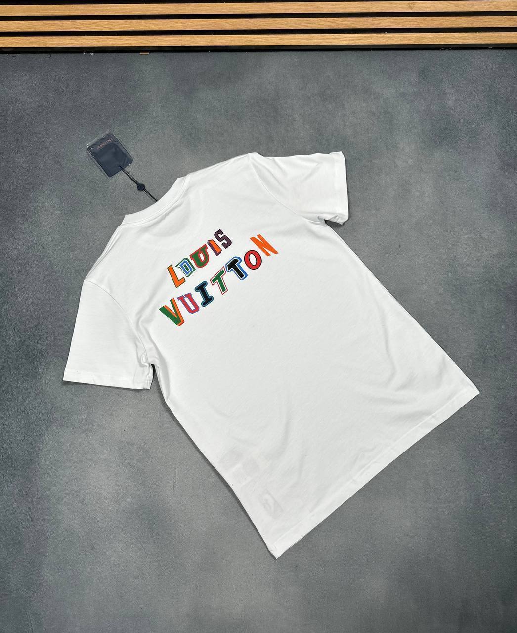 Louis Vuitton x NBA Logo Cotton T-Shirt in 2 Colors UK Reps AAA Quality