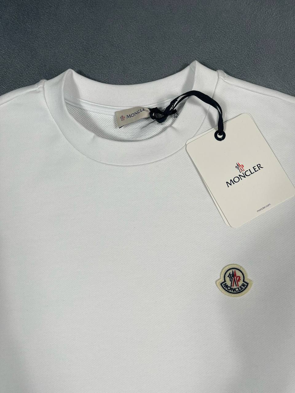 Moncler logo crewneck sweatshirts UK Reps AAA Quality