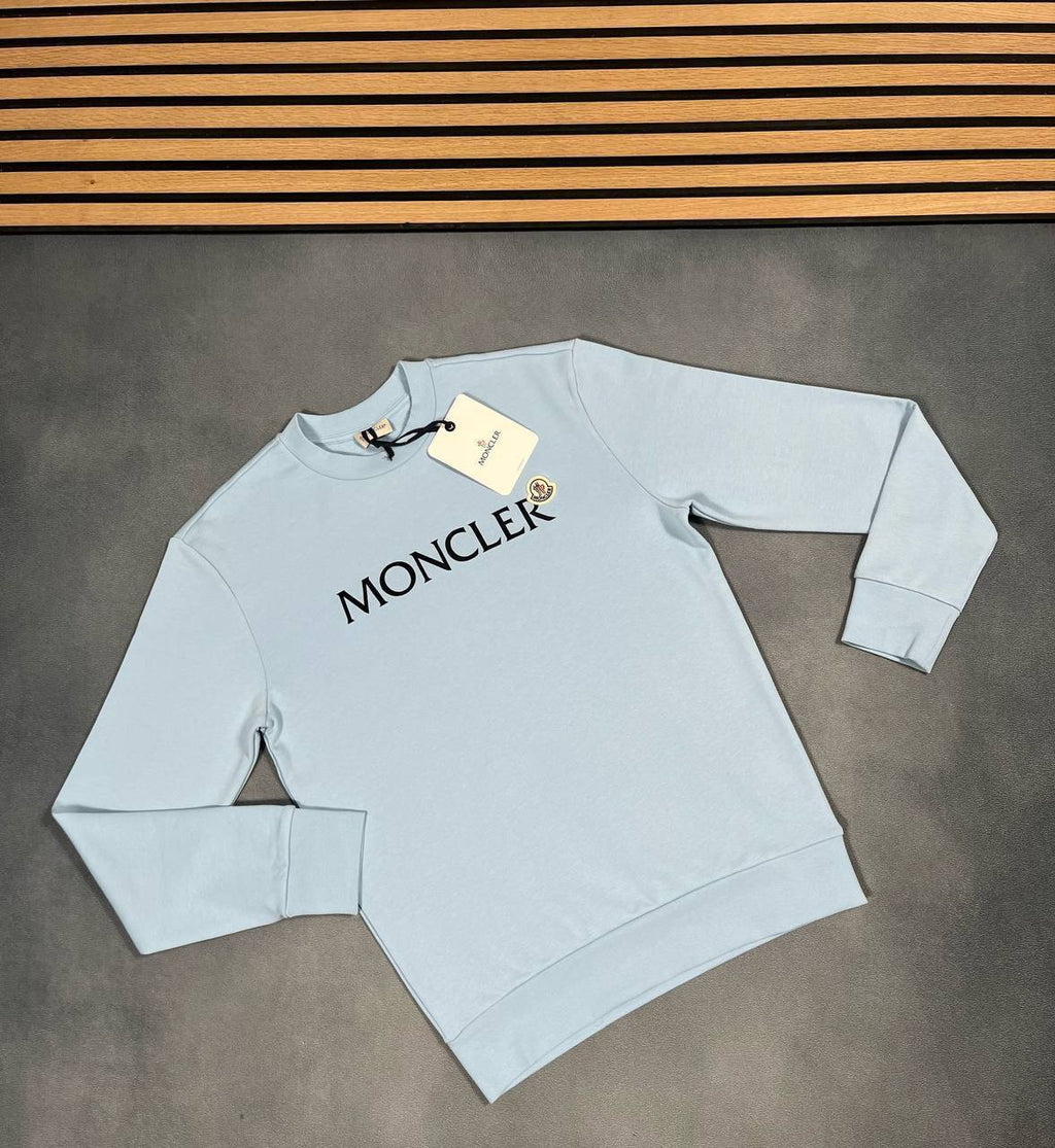 Moncler logo crewneck sweatshirts UK Reps AAA Quality