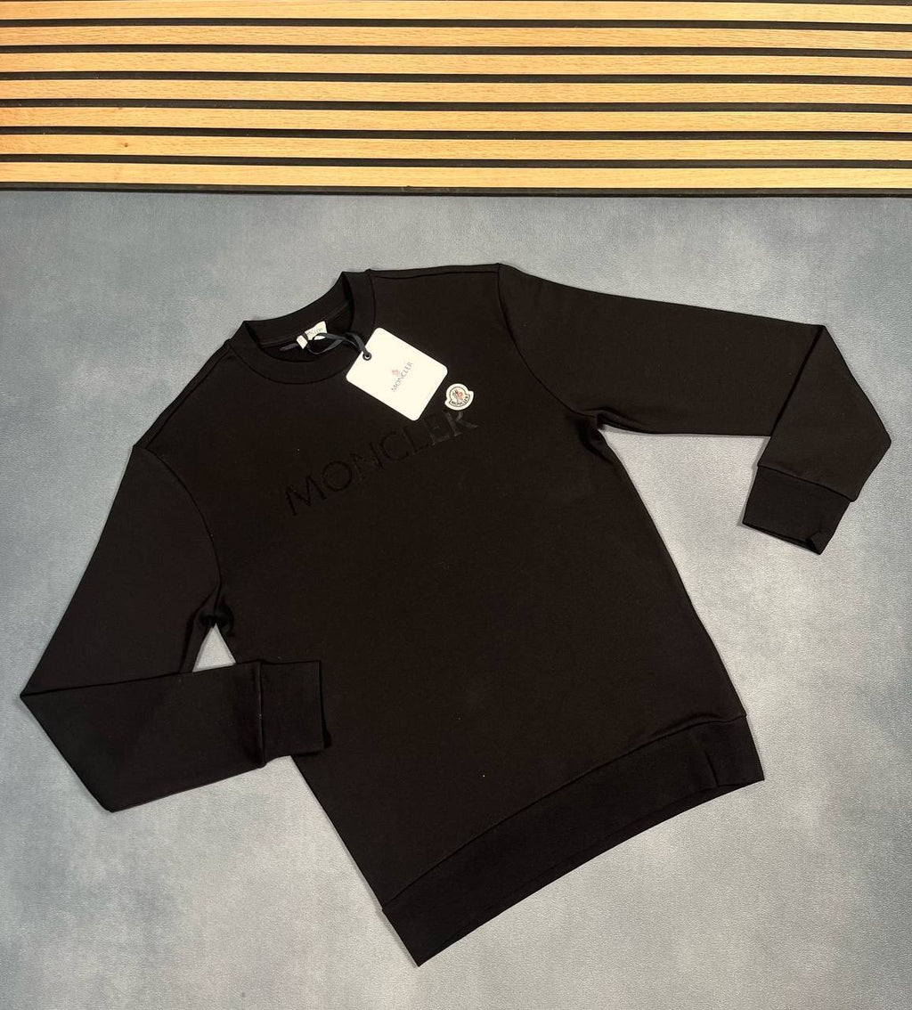 Moncler logo crewneck sweatshirts UK Reps AAA Quality
