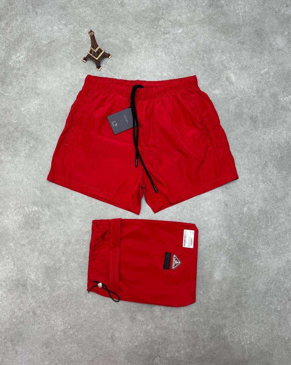 Prada Men's Luxury Re-Nylon Logo Swim Shorts Collection AAA Quality Reps UK