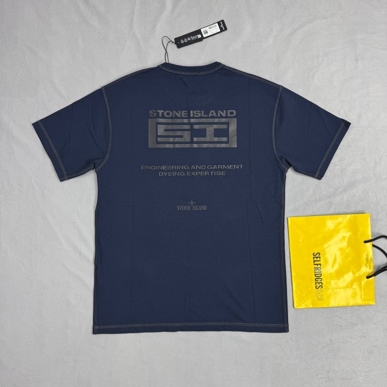 Stone Island Men's Luxury Garment-Dyed Engineered T-Shirt and Nylon Shorts Set AAA Quality Reps UK