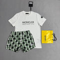 Moncler Industries S.p.A. Men's Luxury T-Shirt and Swim Shorts Set AAA Quality Reps UK