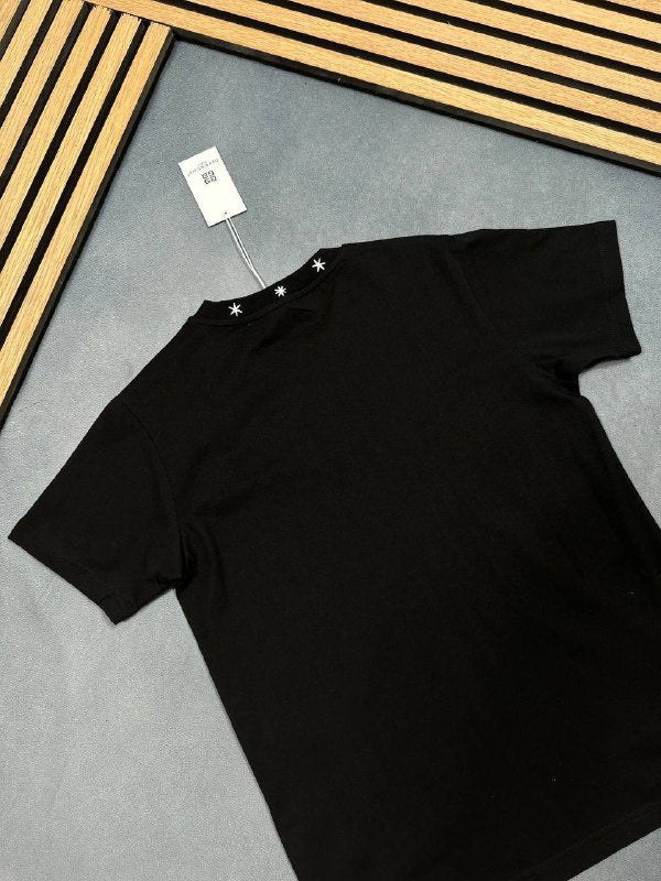 Givenchy Men's Embroidered Star Collar Classic Luxury T-Shirts AAA Quality Reps UK