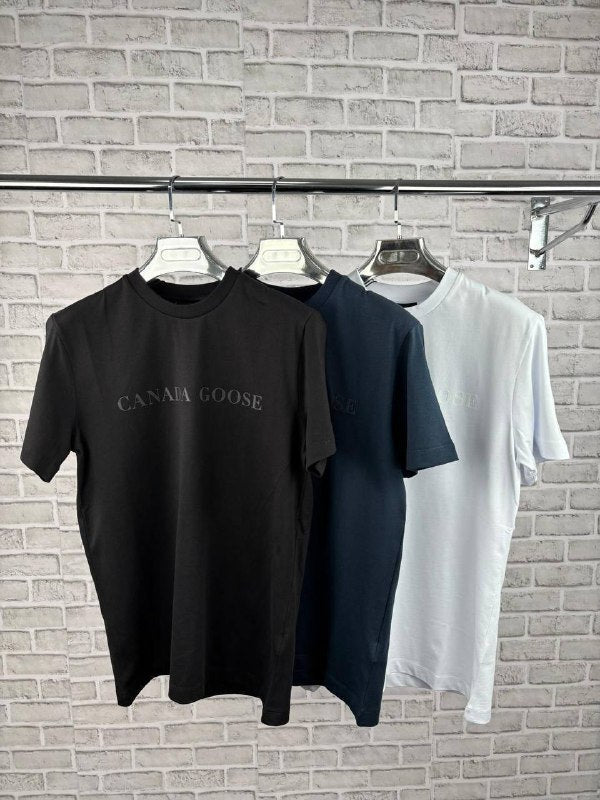 Canada Goose Men's Luxury Embroidered Wordmark T-Shirt AAA Quality Reps UK