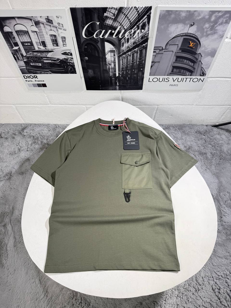 Moncler Grenoble Utility Pocket T-Shirt UK Reps AAA Quality