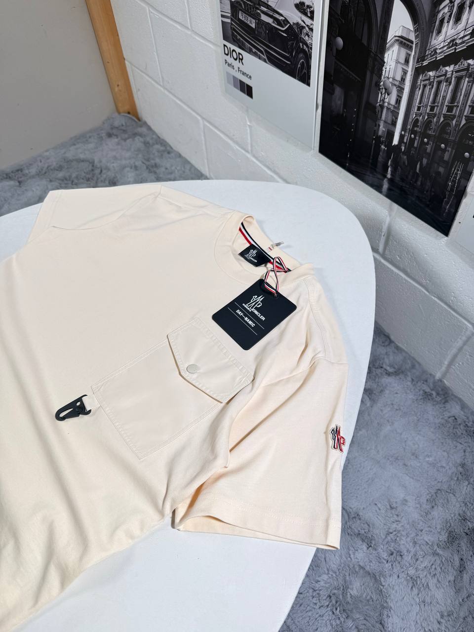 Moncler Grenoble Utility Pocket T-Shirt UK Reps AAA Quality