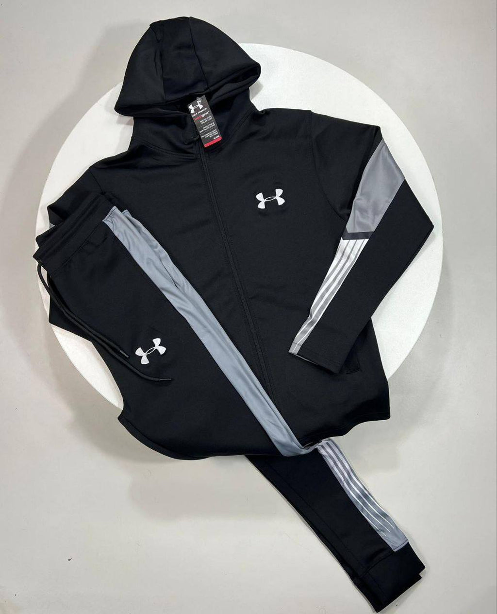 Under Armour Velociti Grey Tracksuit UK Reps AAA Quality