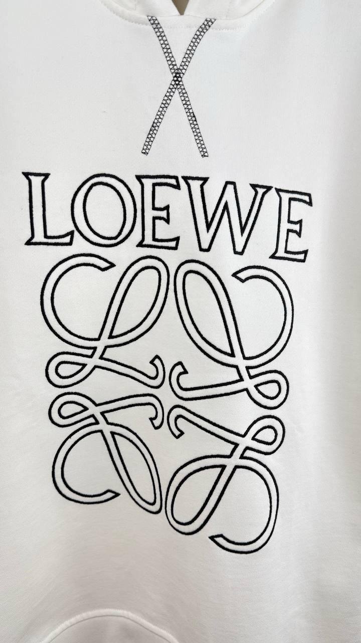 Loewe Anagram Embroidered Hoodie UK Reps AAA Quality