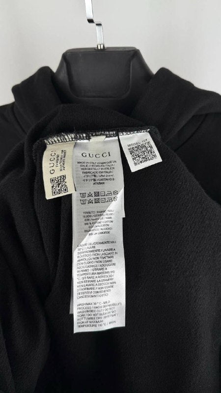 Gucci Cotton Jersey Hooded Sweatshirt UK Reps AAA Quality