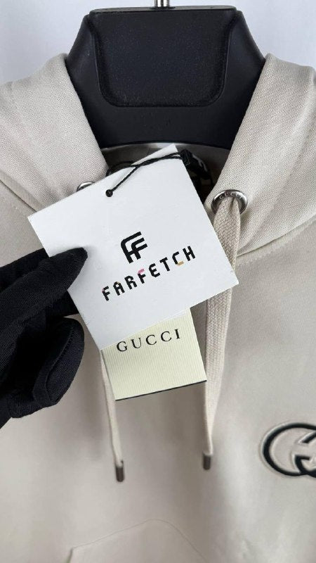 Gucci Cotton Jersey Hooded Sweatshirt UK Reps AAA Quality