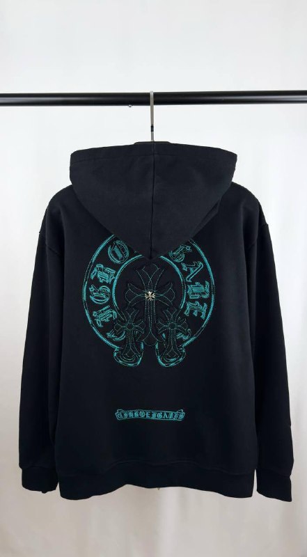 Chrome Hearts Horseshoe Logo Zip-Up Hoodie UK Reps AAA Quality