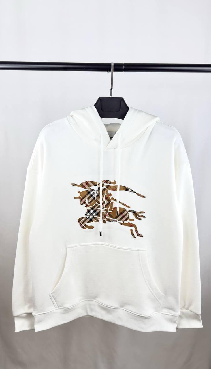 Burberry Equestrian Knight Design (EKD) Cotton Hoodie UK Reps AAA Quality