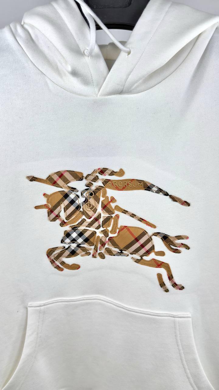 Burberry Equestrian Knight Design (EKD) Cotton Hoodie UK Reps AAA Quality