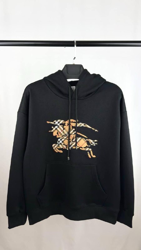 Burberry Equestrian Knight Design (EKD) Cotton Hoodie UK Reps AAA Quality