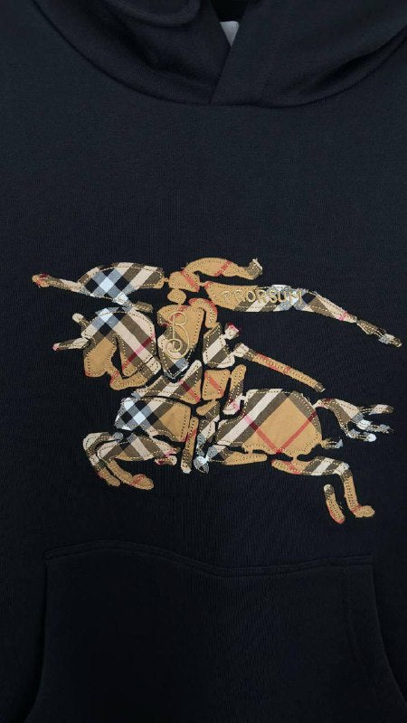 Burberry Equestrian Knight Design (EKD) Cotton Hoodie UK Reps AAA Quality
