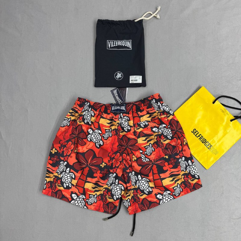 Vilebrequin Men's Luxury Jeweled Sea Turtle Luxury Swim Shorts AAA Quality Reps UK