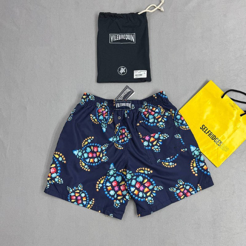 Vilebrequin Men's Luxury Jeweled Sea Turtle Luxury Swim Shorts AAA Quality Reps UK