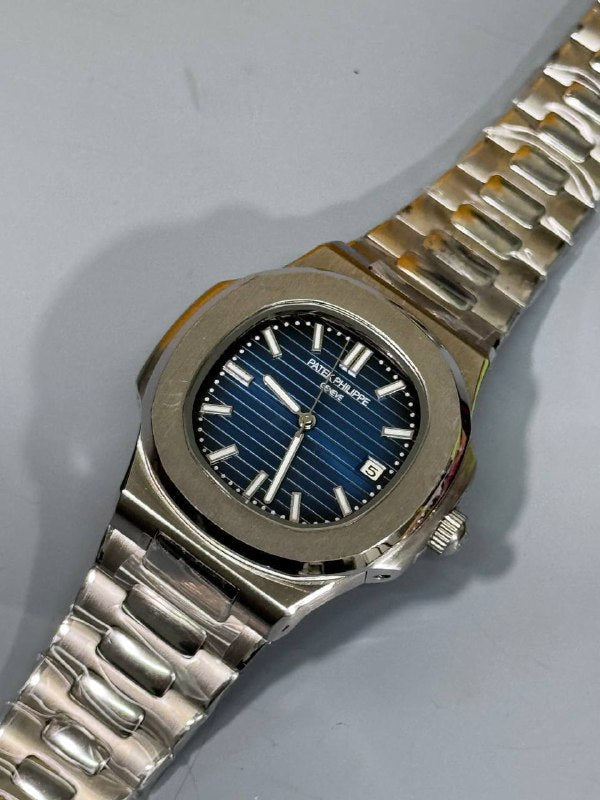 Patek Philippe Men's Luxury Nautilus Blue Dial Luxury Presentation Set AAA Quality Reps UK