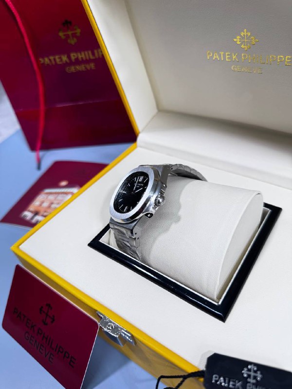 Patek Philippe Men's Luxury Nautilus Blue Dial Luxury Presentation Set AAA Quality Reps UK