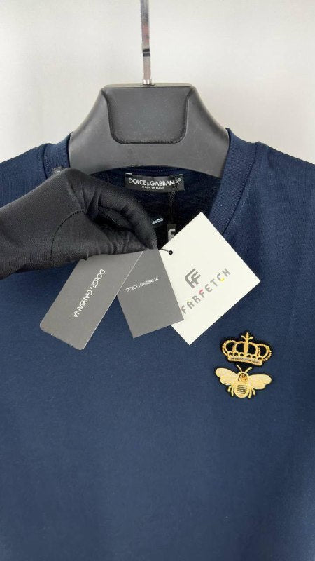 Dolce & Gabbana Cotton T-shirt with Embroidery UK Reps AAA Quality