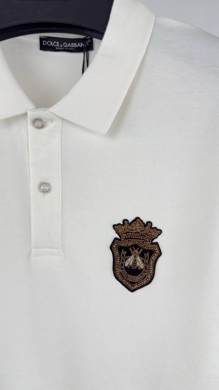 Dolce & Gabbana Cotton T-shirt with Embroidery UK Reps AAA Quality